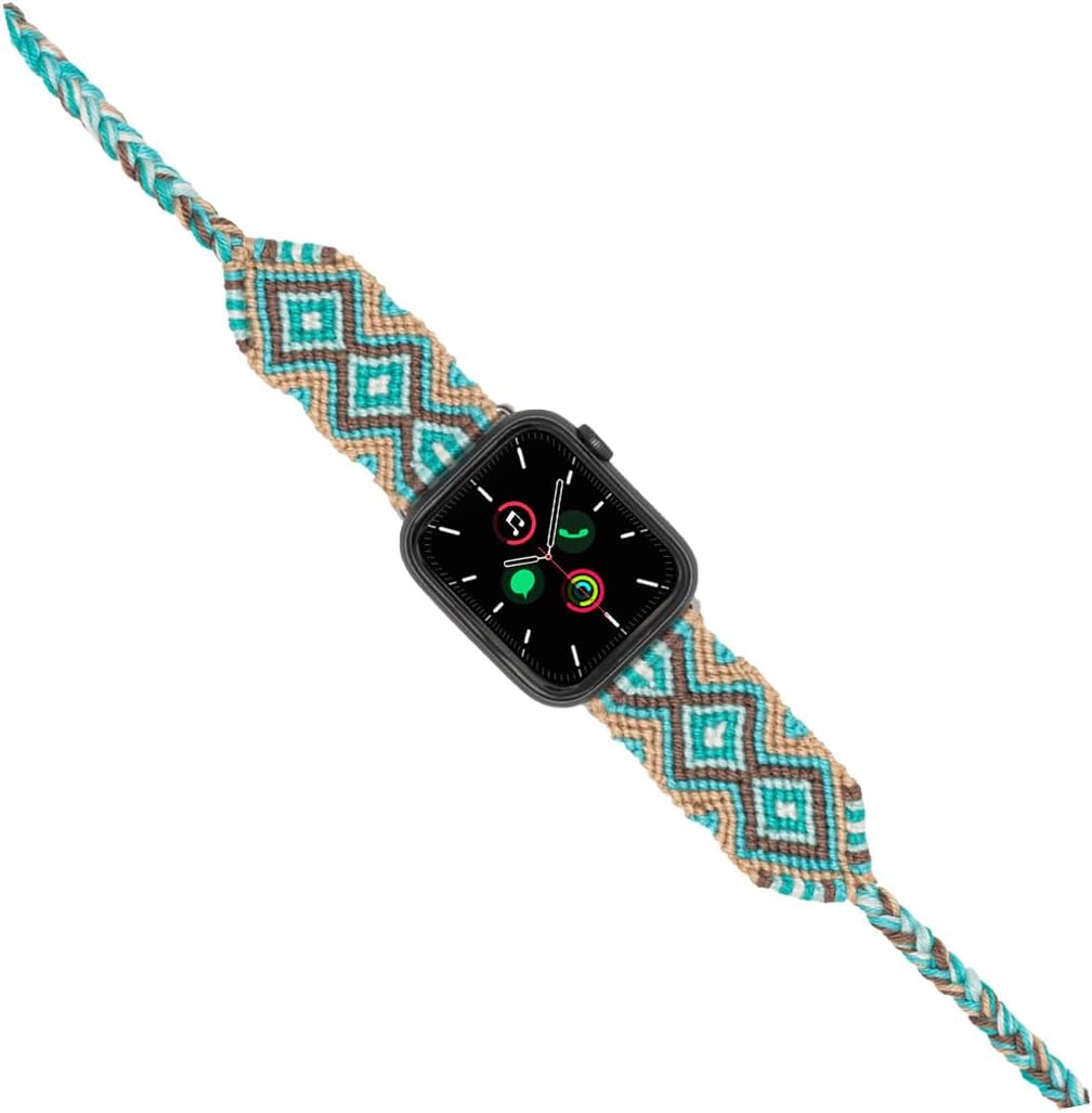 Hippi Charm Black 42-44-45-49 mm Apple Watch Braided Band
