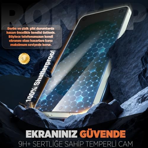 Galaxy A17 için Hayalet Ekran Koruyucu 9H Sertlikte Anti-Static Temperli Cam Dokunmatiği Etkilemeyen A17 Ekran Koruyucu Çizik ve Darbelere Karşı A17 Ekran Koruma (Hayalet) - Görsel 3