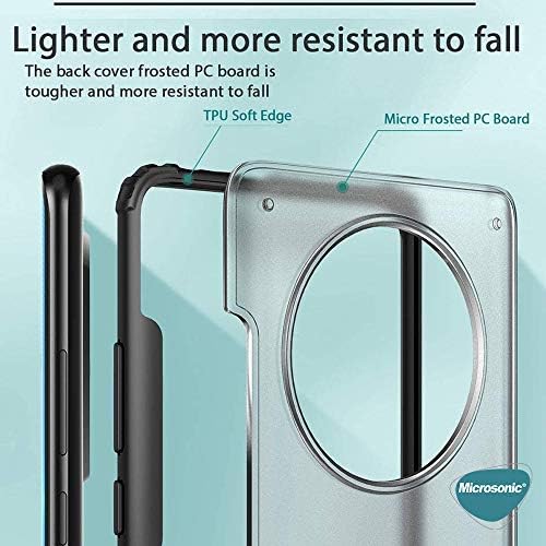 Alternative view of Xiaomi Mi 14 Ultra Kılıf Frosted Frame Siyah [Mi 14 Ultra ile Uyumlu Kılıf - Siyah]