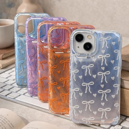 İPhone 17 Pro Max İle Uyumlu Yüksek Kalite Özel Tasarım Hologramlı Kurdele Desenli Sert Silikon Şık Telefon Kılıfı Pembe İdb-264 - Görsel 3