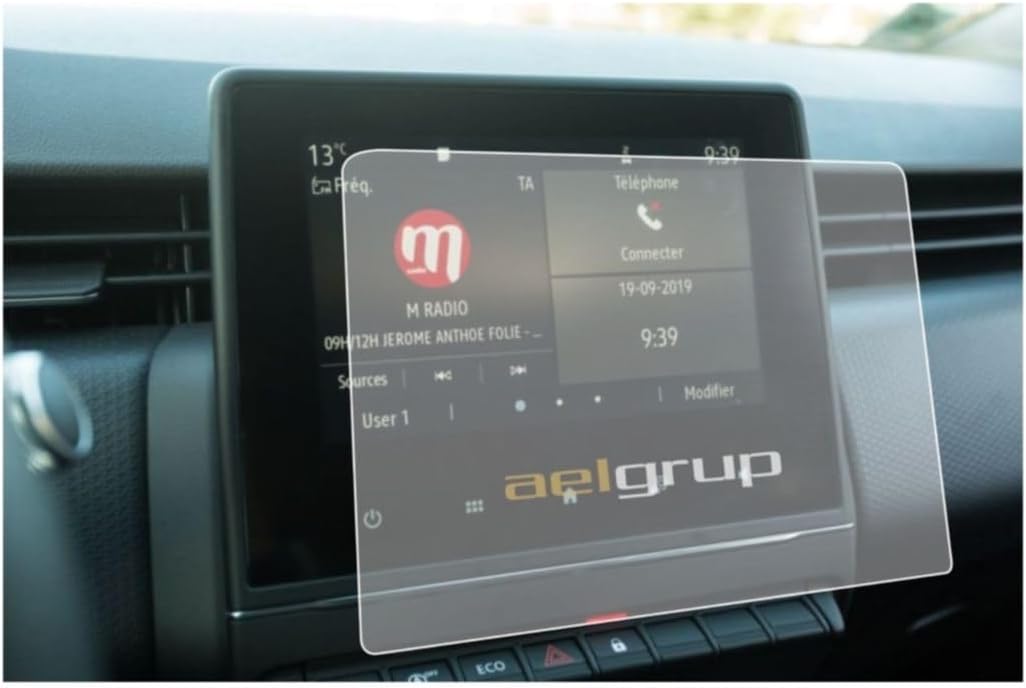 Renault Clio 5 ile Uyumlu 7 İnç Navigasyon Ekran Koruyucu Nano Film