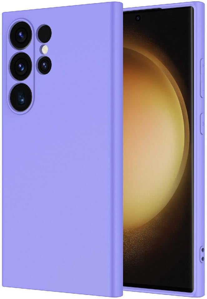 Galaxy S24 Ultra İle Uyumlu Kılıf Z-Mara Lansman Vieri Tam Koruma Arka Kapak Kamera Koruma Çıkıntılı Pürüzsüz Yüzey Lila - Görsel 3
