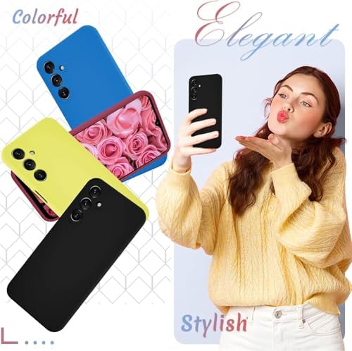 Alternative view of Galaxy A56 Silikon Kılıf | Tam Koruma, Darbeye Dayanıklı | Ekran Koruyucu Dahil | Yumuşak, Çizilmeyi Önleyen Mikrofiber İç Kaplama (Siyah,  Galaxy A56)