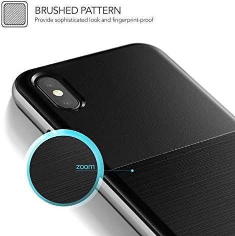 VRSIP8 iPhone X High Pro Shield Kılıf, Siyah ve Gümüş - Görsel 3