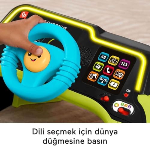 Eğlen ve Öğren İlk Arabam Eğlen ve Öğren bebek ve yürüme çağındaki çocuklar için birden fazla dil desteğine sahip eğitici İlk Arabam Aktivite Merkezi HYR91 - Görsel 3