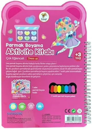 Alternative view of Lino Parmak Boyama Aktivite Kitabı Dress Up