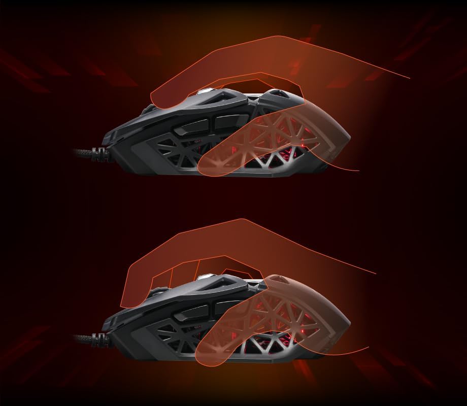 MAD CATZ MM04DCINBL000-0 kablolu oyun faresi optik ergonomik siyah - Görsel 3