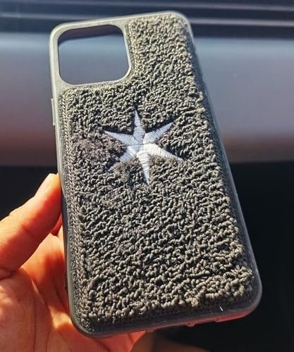 Nakışlı iPhone Kılıfı – Estetik İşlemeli Tasarım, Darbe Emici, Yumuşak Kenar Koruma, Şık ve Dayanıklı Kılıf (yıldız, IPhone 15 Pro)