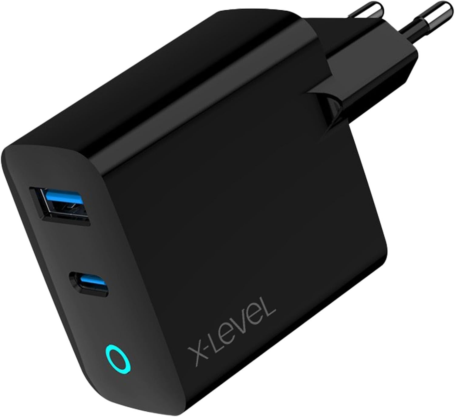 Alternative view of X-Level GaN Yüksek Hızlı Şarj Adaptörü, Akım Korumalı, Type-C - USB Port, 45W/65W, Akıllı Şarj Teknolojisi, PD/QC/PPS Teknolojisi, Tüm Cihazlarla Uyumlu Çip, Siyah (45W - xc4042)