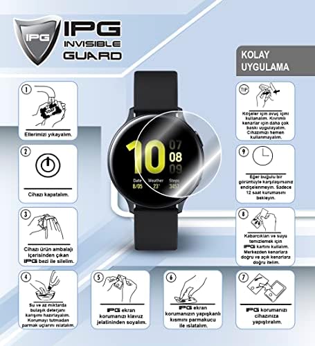 Suunto Okyanus Dalış Bilgisayarı GPS İzle Hidrojel Ekran Koruyucu (2 Adet) Görünmez HD Şeffaf Film Çizilmez Koruması-Pürüzsüz/Kendi Kendini İyileştirme/Kabarcıksız Okyanus için - Görsel 3