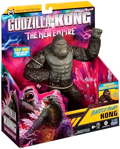 Giochi Preziosi Godzilla Kong Yeni İmparatorluk için - 18 cm Eklemli Kong Deluxe, Son Derece Detaylı, Yüz İfadeleri ve Ses İşlevleri ile, 4 Yaş ve Üstü Çocuklar İçin - Görsel 3