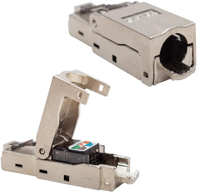 Alternative view of PENSESİZ KOLAY BAĞLANTILI METAL CAT6 STP JACK KONNEKTÖR