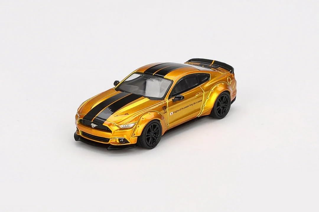 Alternative view of Mini GT 1/64 847 LB-WORKS FORD MUSTANG LB Gold