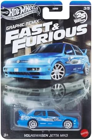 Fast and Furious Graphic Remix Auto VW Jetta MK3 - Model Cast Ölçek 1:64 - Uzunluk 7 cm - JBY46 - Görsel 2