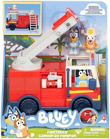 İtfaiye Aracı, Bingo ve İtfaiyeci Bob Bilby Figürleri, 3 yaş ve üzeri çocuklar için - Görsel 2