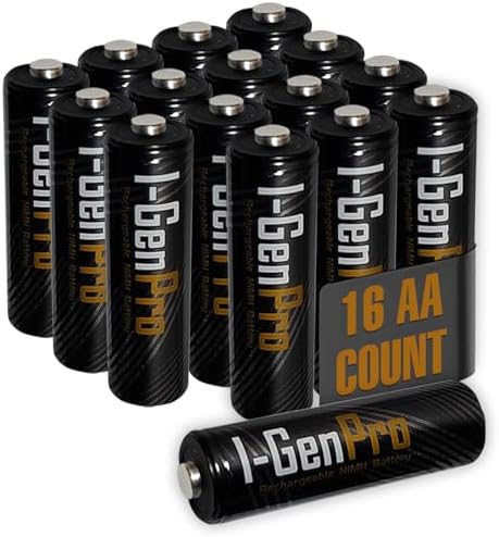 I-Gen Pro P133 16 Adet AA 2950 mAh Şarj Edilebilir Kalem Pil 1.2V Ni-MH Şarjlı Pil - Görsel 3