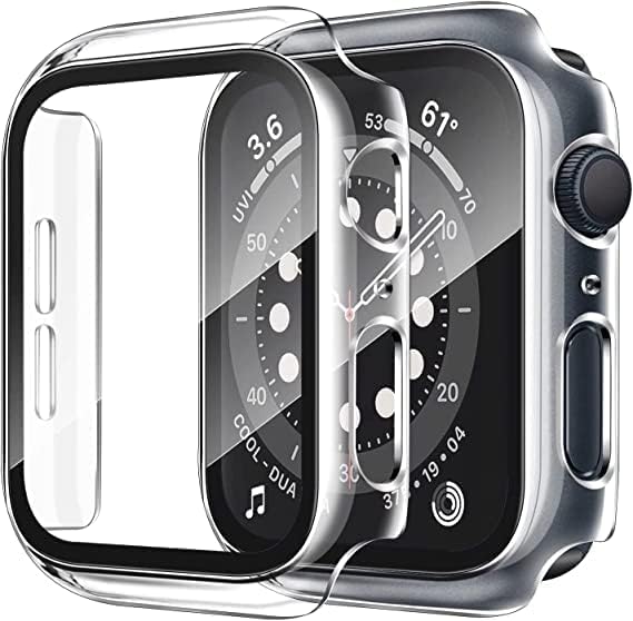 Alternative view of Apple Watch 49 mm Şeffaf Ekran Koruyucu ve Kılıf Bir Arada Tam Koruma Şeffaf Saat Kılıfı