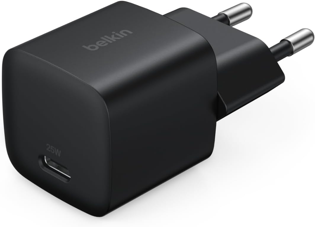 USB-C Fiş 25 W - USB-C Telefon Şarj Cihazı, Apple iPhone 16, 15 Plus, Pro, Pro Max, iPad, Galaxy S25, Pixel 9, Nintendo Switch ve Fazlası için PD 3.0 PPS Hızlı Şarj Cihazı, Siyah - Görsel 3