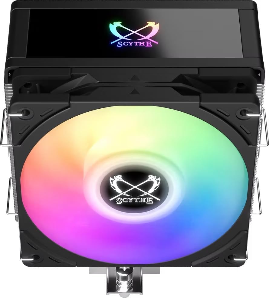 Scythe MARK 4 ARGB SCKTT-4000AR Original Tasarım 12 cm Intel LGA1700, LGA1151, AMD AM5, AM4 Desteği, 120mm,Yan Akışlı İşlemci Hava Soğutucusu