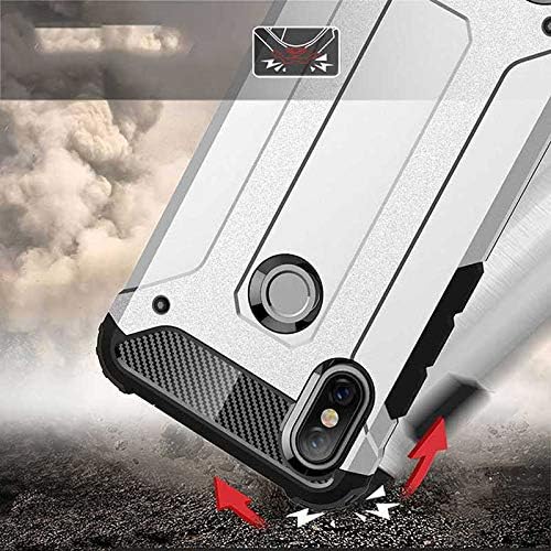 Xiaomi Redmi S2 ile uyumlu Çİft Katman Koruyucu Crash Military Tank Kılıf - Gold