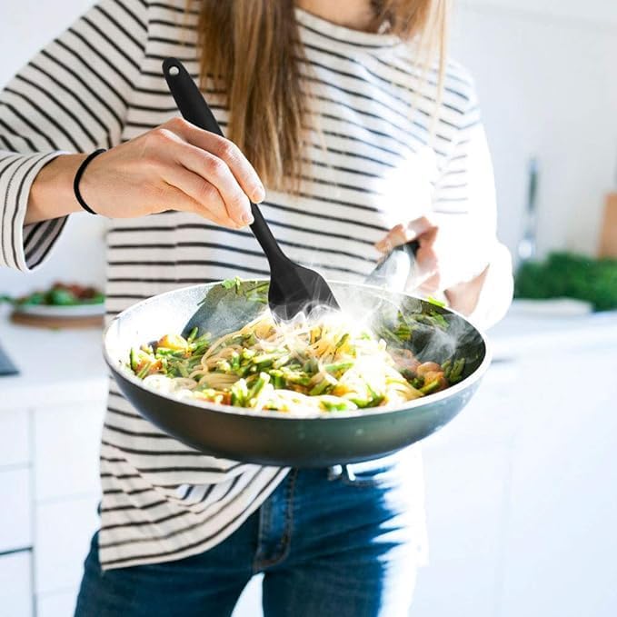 Alternative view of Silikon Spatula Takım Yanmaz Yapışmaz Mutfak Pasta Silikon Yumurta Fırçası Kaşık Bıçak Spatula Seti