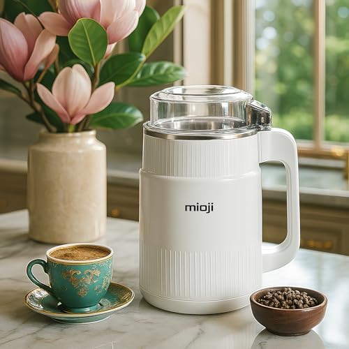 Mioji CG34 500W Paslanmaz Çelik Bıçak Kompakt Baharat ve Kahve Öğütücü Beyaz - Görsel 3