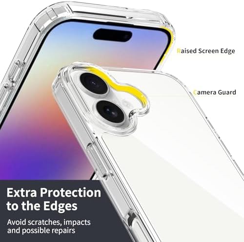 & AKSESUAR iPhone 17 ile Uyumlu Şeffaf Silikon Kılıf Şok Emici Özellikli Full Kasa Koruma Sağlayan Şeffaf Kılıf - Görsel 3