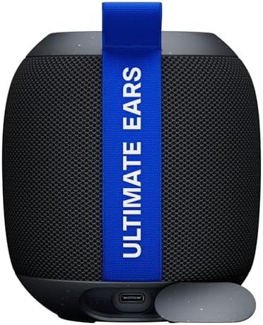 Ultimate Ears WONDERBOOM Play Taşınabilir Su Geçirmez Bluetooth, Büyük Bas ve 360 Derece Ses, 40 m Kullanım Mesafeli Toz Geçirmez Hoparlör, Siyah - Görsel 3