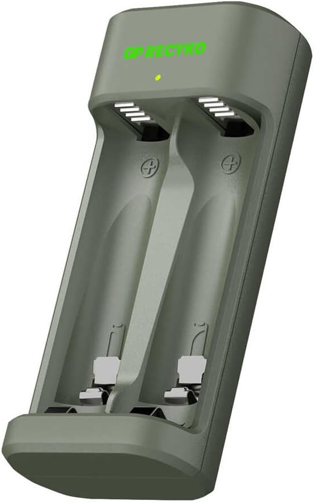 GP E221 USB ŞARJ CİHAZI (Pilsiz Model) 2 Kanallı hem AA hemde AAA şarjlı piller için - Görsel 3