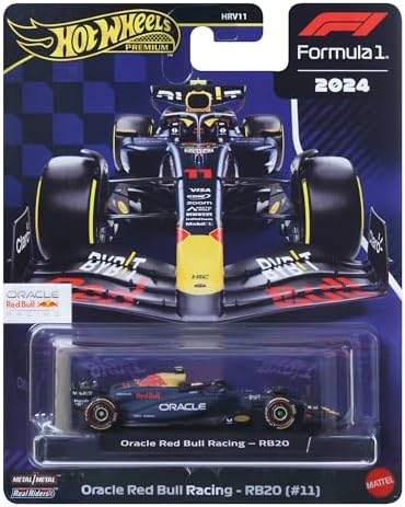 Formula 1 Model Araba F1 Red Bull RB20 Sergio Perez 11 - Cast Ölçek 1:64 - Uzunluk 8 cm - JBM19 - Görsel 2