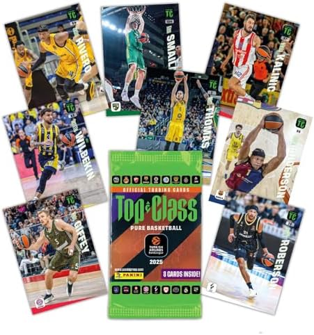 Panini Top Class Euroleague Basketball 2025 Card Basketbolcu Kartları Albümü Set - Görsel 3