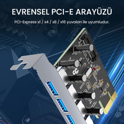 PCI Express to 2 Port 9 Pin RS-232 Seri Com DB9 Genişletme Kartı - Görsel 3