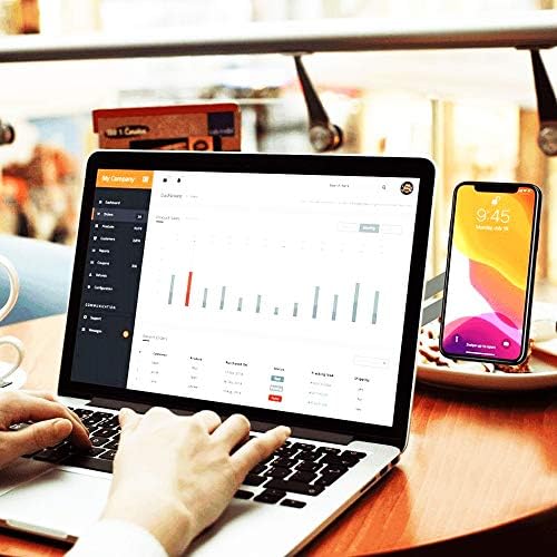 Alternative view of Cep Telefonu için Mıknatıslı Telefon Standı Çoklu Ekran Yan Desteği Ayarlanabilir Telefon Tutacağı Dizüstü Bilgisayar Uzatma Manyetik Telefon Montaj Braketi