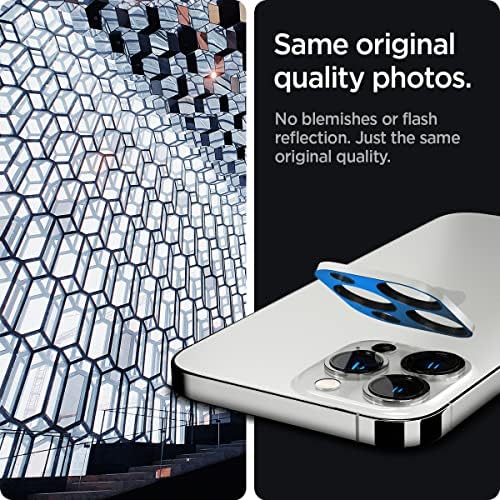 Alternative view of Apple iPhone 13 Pro / 13 Pro Max ile Uyumlu Kamera Lens Camı Koruyucu GLAS.tR Optik (2 Adet) Silver - AGL04033