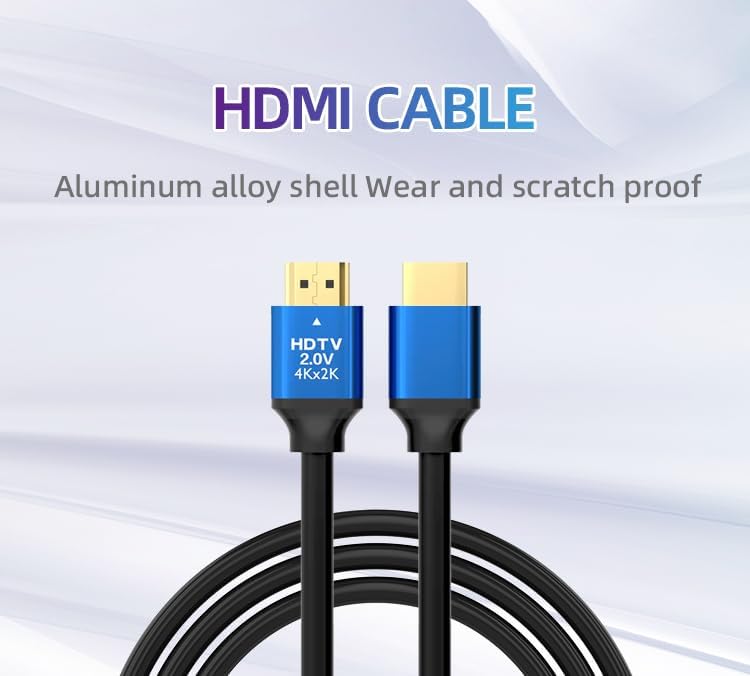 Alternative view of PX-4K10 10 Metre HDMI 2.0 Kablo, 4K UHD 60Hz HDR ARC 3D Destekli High Speed HDMI Kablo, TV Monitör Projeksiyon PC PS5 Xbox Android Box NVR DVR Uyumlu