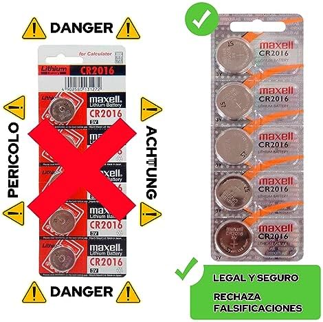 MAXELL CR-2016 LİTYUM PİL 5Lİ 4902580131272