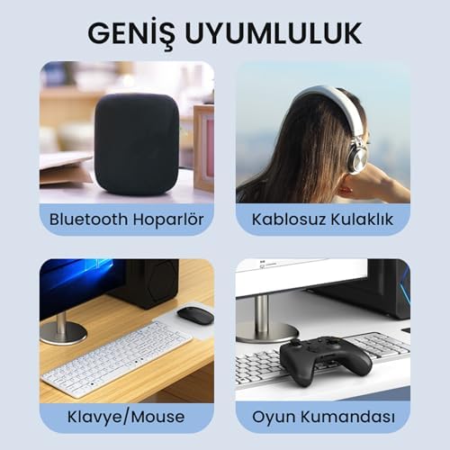 UB503 Bluetooth 5.3 Adaptör Mini USB Dongle - Görsel 2
