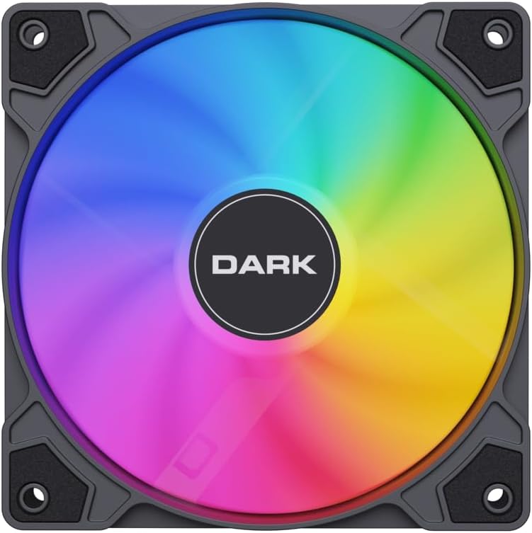 Alternative view of Dark 12cm Addressable RGB Tornado Fan (3pin+3pin)(DKCF127ARGB)