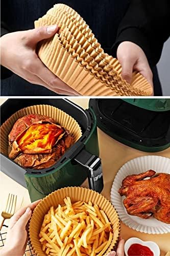 50 Adet Hava Fritöz Pişirme Kağıdı Hava Fritöz Yağ Geçirmez Kağıt Hava Fritöz Gömlekleri Yapışmaz Gıda Pişirme Kağıdı Delikli Kare Kase Modeli Tek Kullanımlık Pişirme Kağıdı Hava Fritöz - Görsel 3