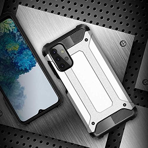 Galaxy A23 ile uyumlu Çİft Katman Koruyucu Crash Military Tank Kılıf - Gold - Görsel 3