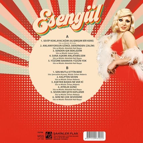 Esengül Esengül Plak Kırmızı LP