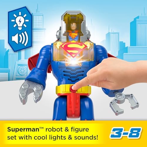 Alternative view of Imaginext DC Super ™ Superman™ Insider ve Exo Kostümü Imaginext DC Super  Superman Insider ve Exo Kostümü, ışıklı ve sesli robot, 6 parça JCT47