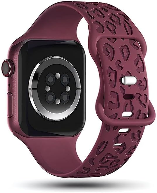 Alternative view of Apple ile Uyumlu Watch 11 10 42mm – 6 7 8 9 10 Se Uyumlu 38-40-41mm Leopar Desenli Silikon Kordon