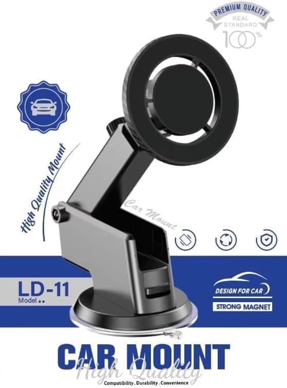Alternative view of Vantuzlu Araç içi Telefon Tutucu Cama Gögse Torpidoya Yapışan Şık Tasarımlı Yeni Araç İçi Telefon Tutucu Skoda Vw Bmw Audi Opel Renault Vs. Her Araç Uygun Magsafe ile Uyumlu İphone 16