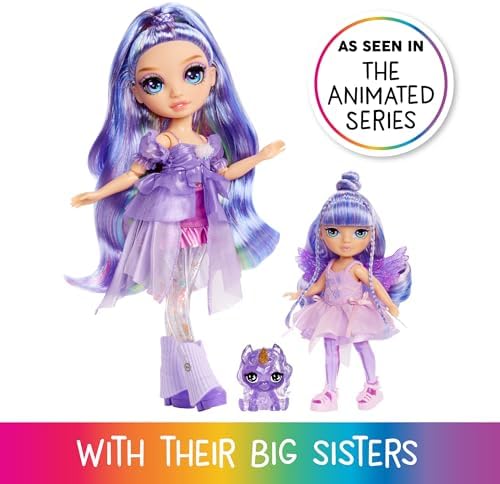 Entertainment RH Littles Gökkuşağı Perisi Bebekleri Amethyst Willow Oyuncak - Görsel 3
