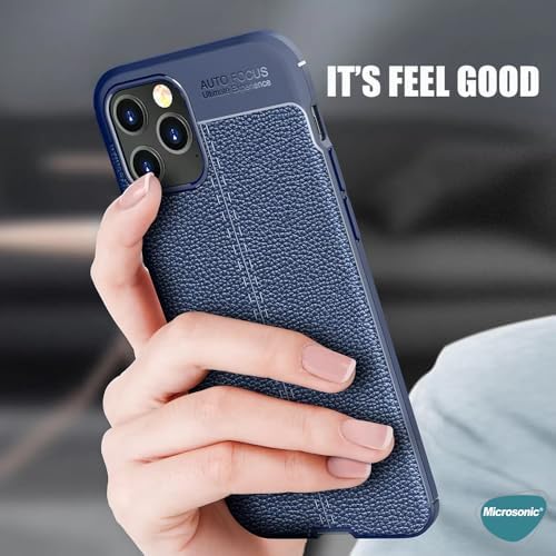 Alternative view of Apple iPhone 17 Pro Max için Kılıf Deri Dokulu Silikon Siyah [iPhone 17 Pro Max ile Uyumlu Kılıf - Siyah]