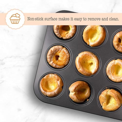 12’li Muffin ve Cupcake Fırın Tepsisi – Yapışmaz Metal Kek Kalıbı, 12 Gözlü Muffin Kabı, Cup Cake Pişirme Tepsisi, Fırın Uyumlu Kek Kalıbı - Görsel 3