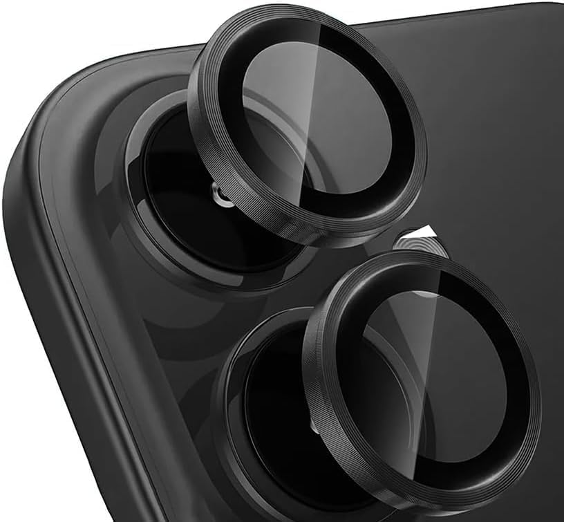 iPhone 17 Uyumlu Safir Lens Koruyucu – Ultra Dayanıklı Safir Cam, Kamera Koruma, Darbe Dayanıklı Çizilmez ve HD Görüntü (Siyah) - Görsel 3
