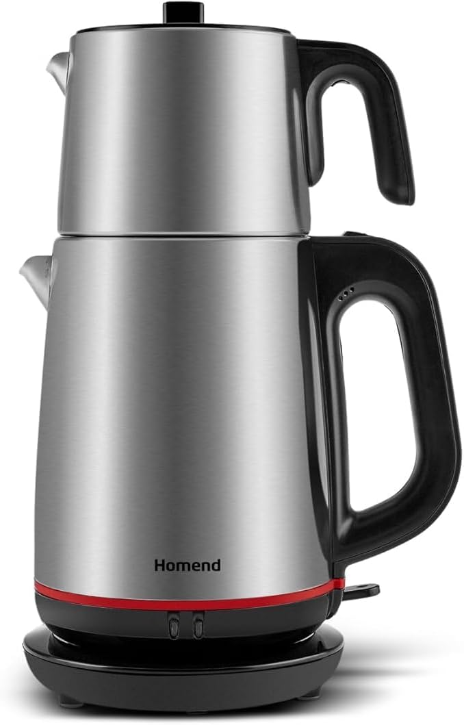 1711h Çelik Çay Makinesi Inox Siyah