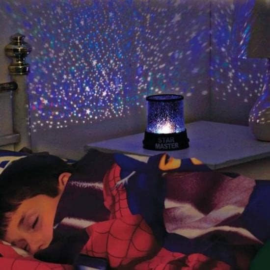 Alternative view of Star Master Pilli Gökyüzü Projeksiyonlu Led Renkli Yıldızlı Tavan Işık Yansıtma Gece Lambası